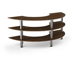 curved creative buffet