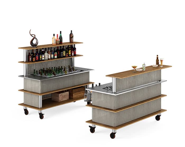 Service Carts, Cocktail & Dessert Cart For Hotels & Restaurants - Mogogo  F&B Furniture