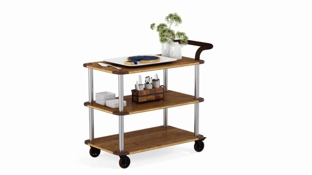 Mobile bar station cart