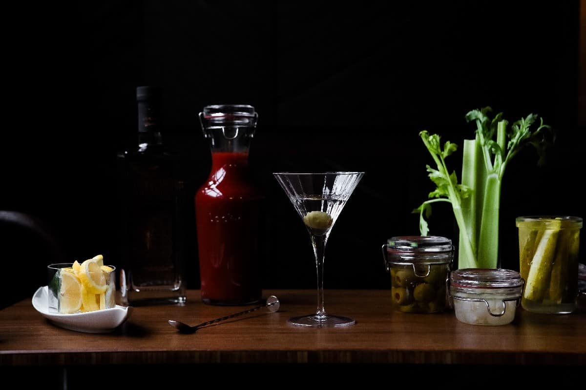 Cocktail Tableside Cart