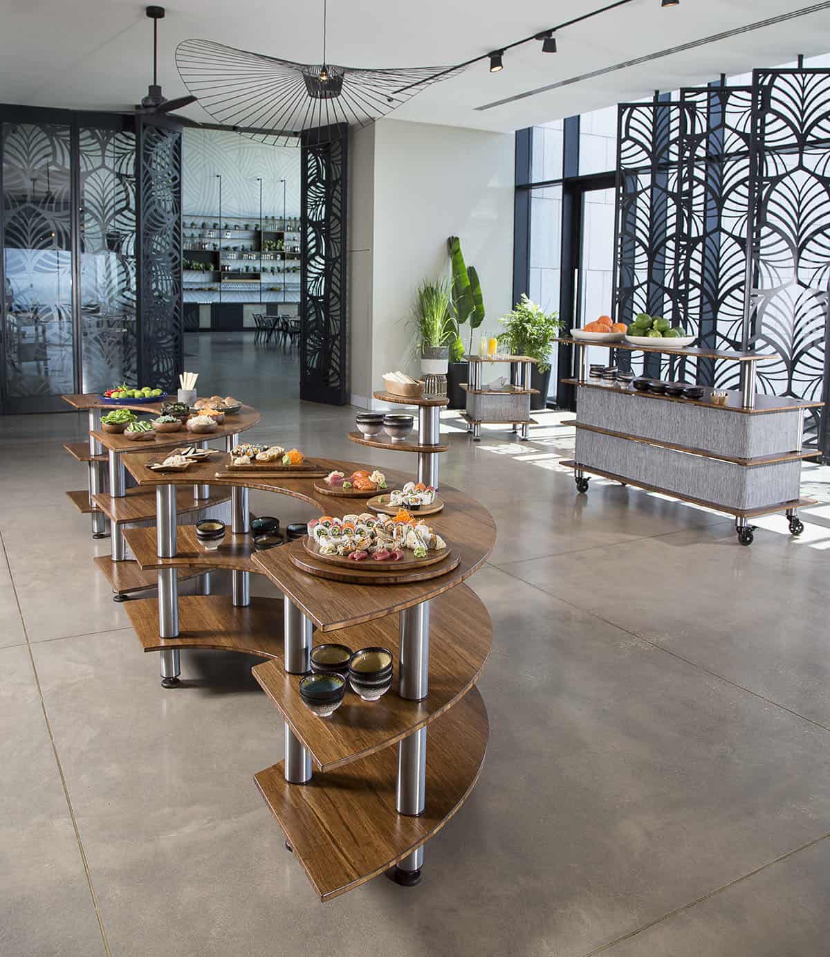 Redefining the Buffet Line With Linenless Banquet Furniture