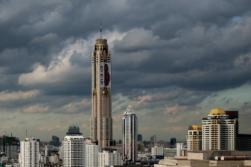 The Baiyoke Tower II in Bangkok, Thailand