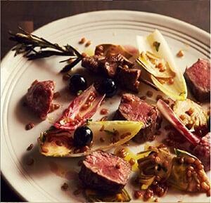 Delicious food on plate