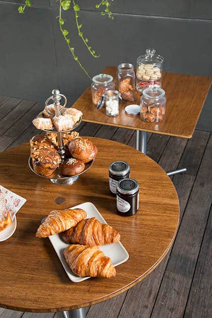 display tables with desserts 