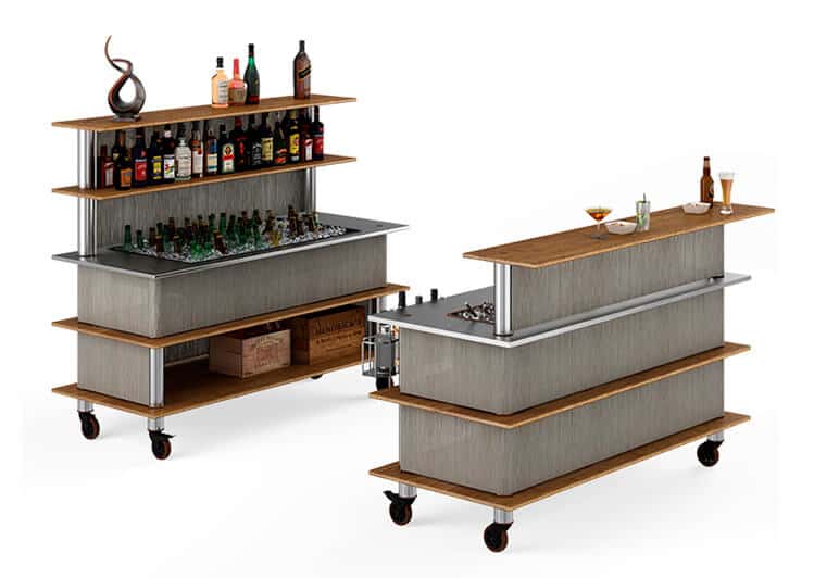 full stock back bar and bar