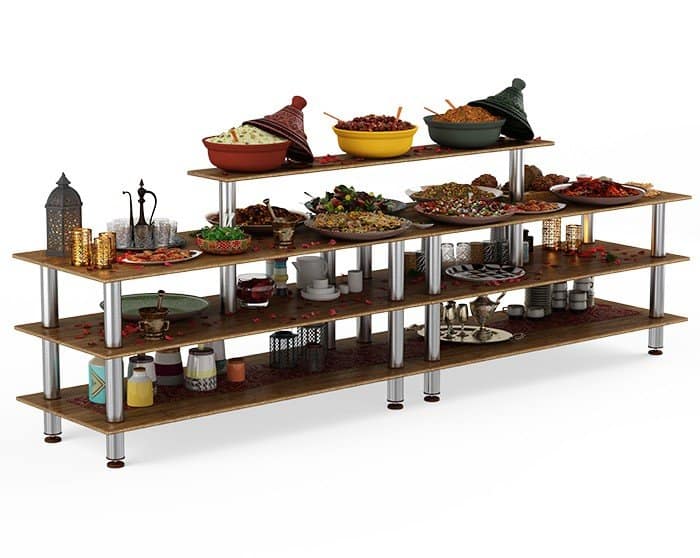 DOUBLE DISPLAY BUFFET