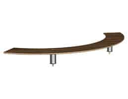 CURVED OUTER SHELF