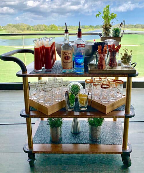 mixology cart