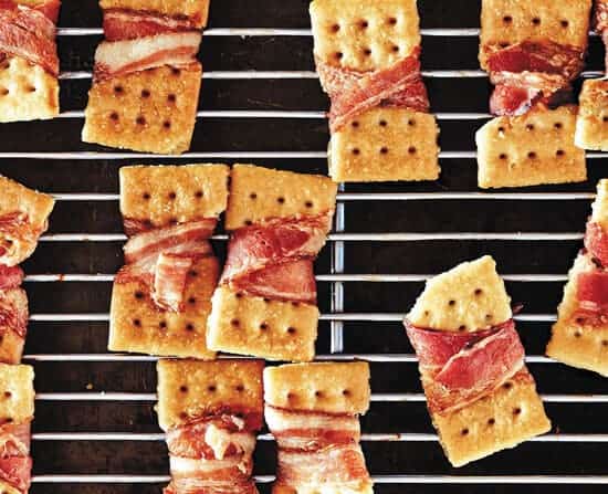 Bacon Bow Tie Crackers