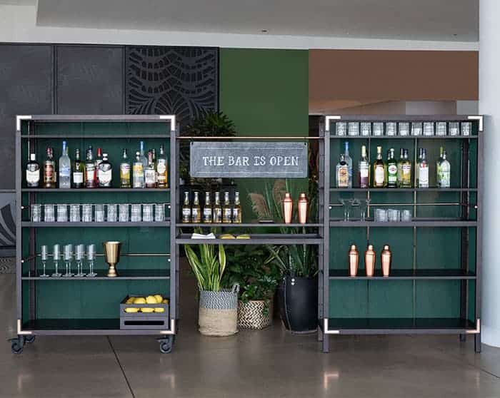 Backed bar sale